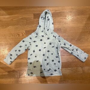 Childhoods Clothing 4T Hoodie in green dress planet pattern